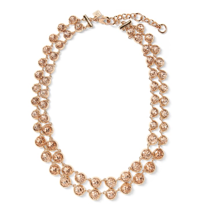 Brilliant Gemstone Layered Necklace