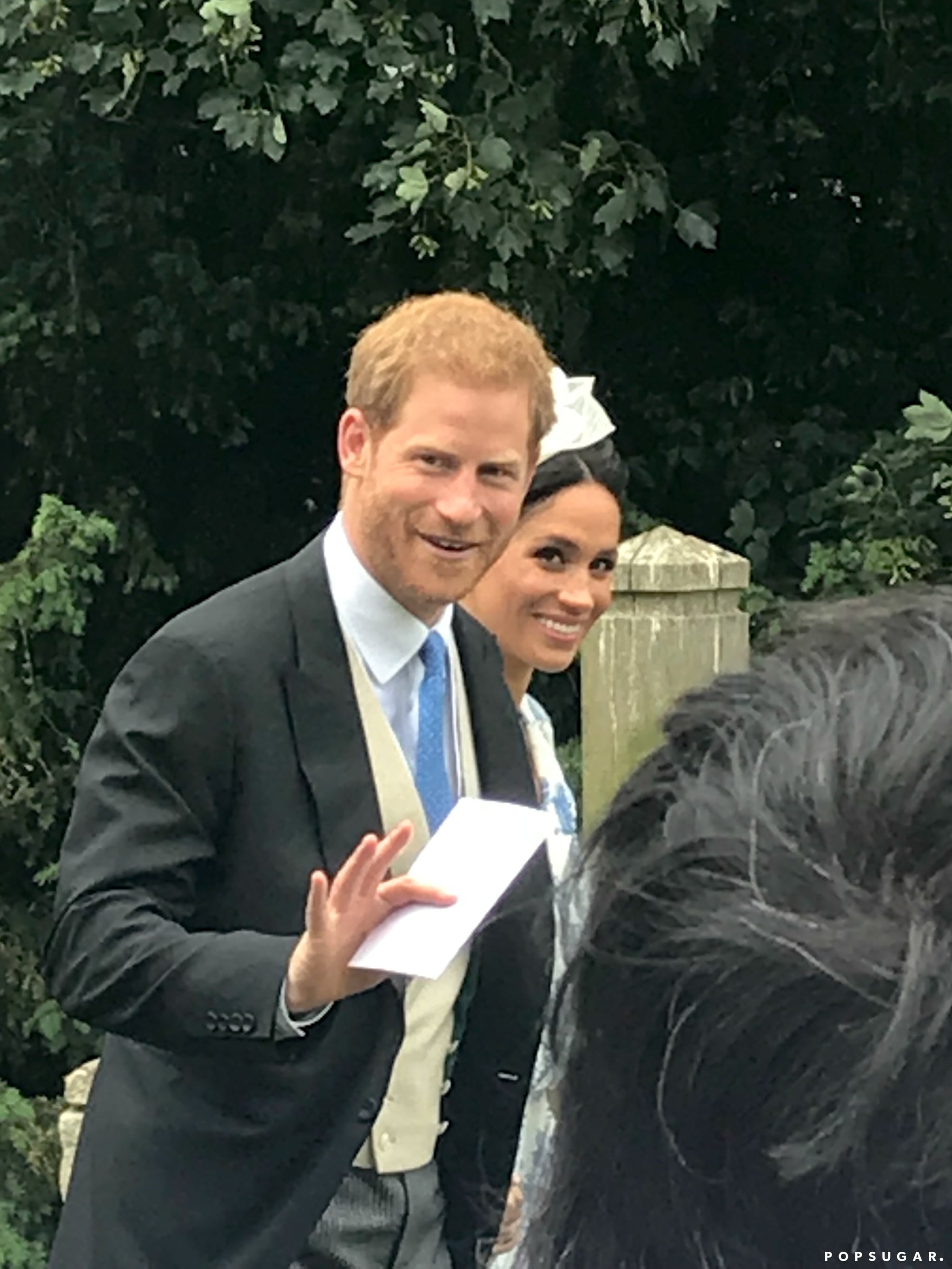 Prince Harry And Meghan Markle At Celia Mccorquodale Wedding Popsugar Celebrity