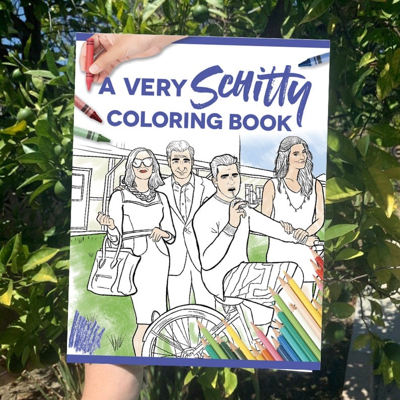 Schitt's Creek Adult Colouring Book