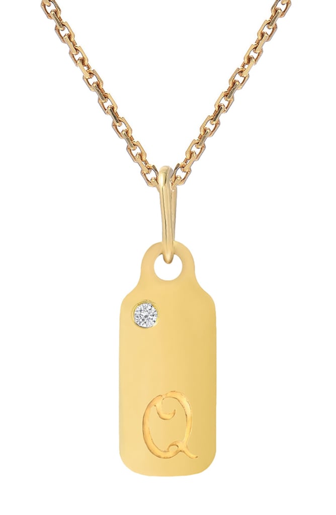 Meghan Markle's Exact Mini Mini Jewels Dog Tag Necklace