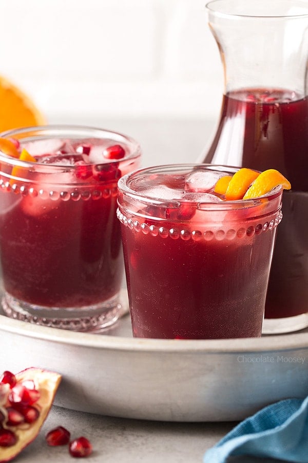 Sparkling Pomegranate Punch