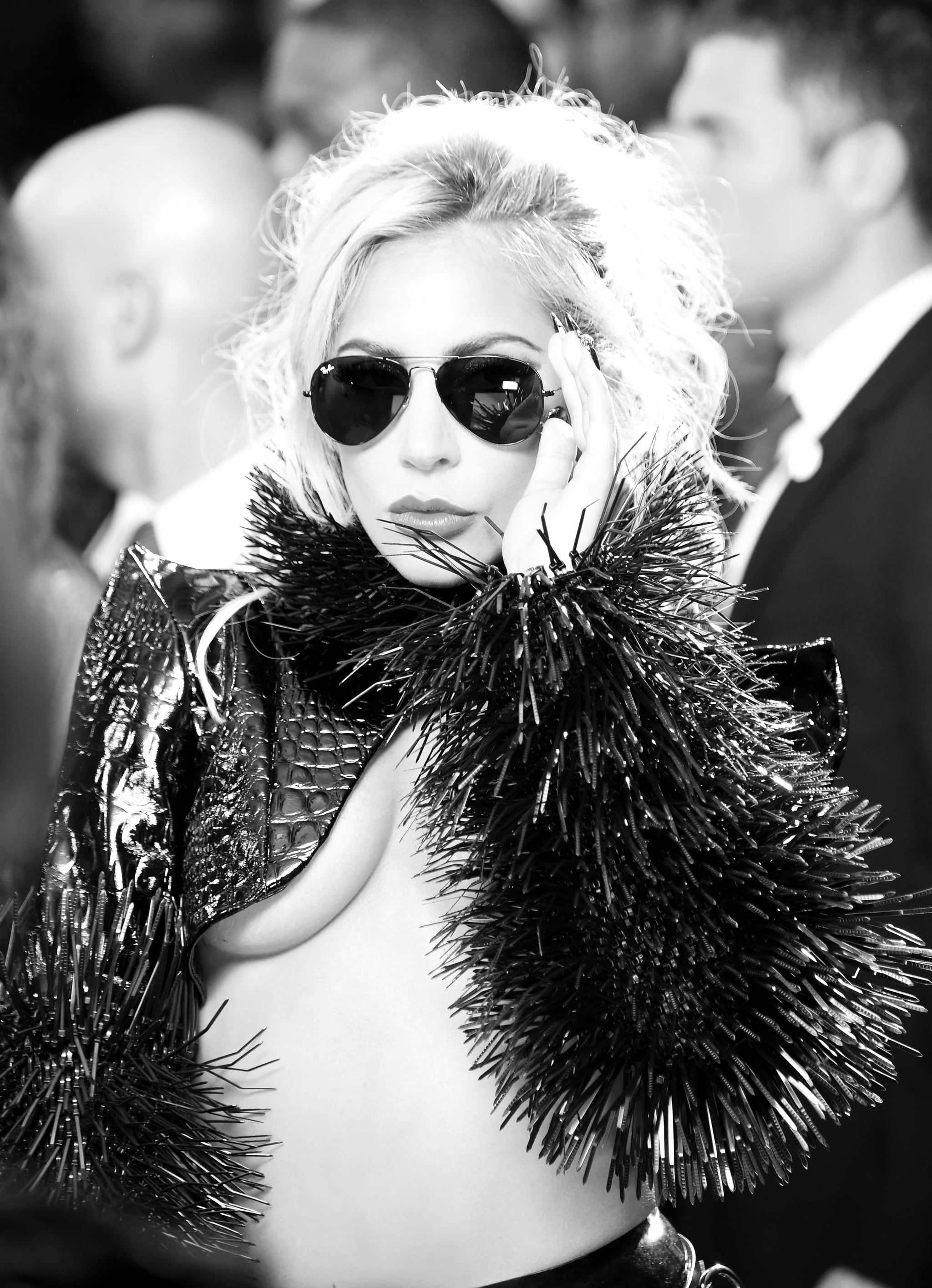 Lady gaga black and white outfit Clearance