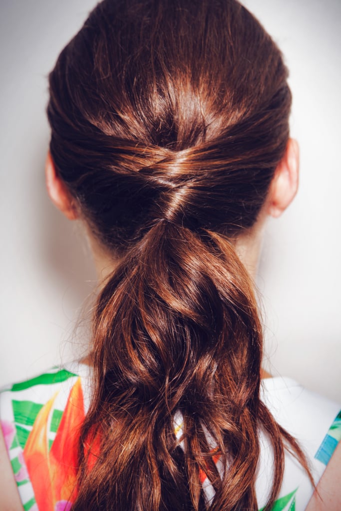 Crisscross Ponytail How-To