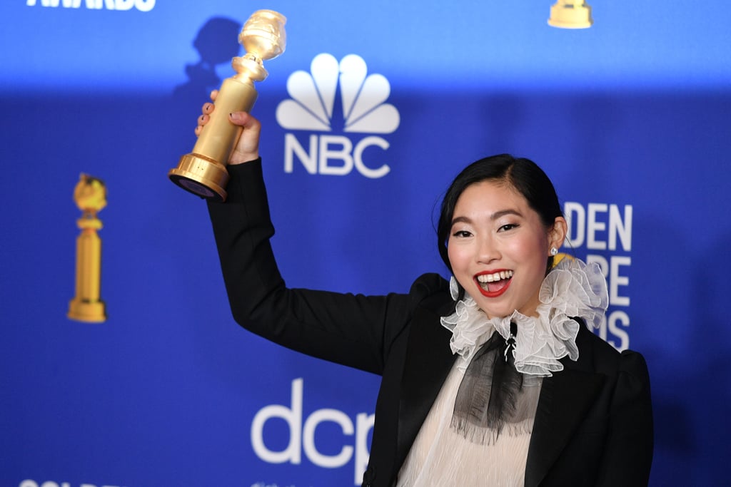 Awkwafina's French Manicure Golden Globes 2020