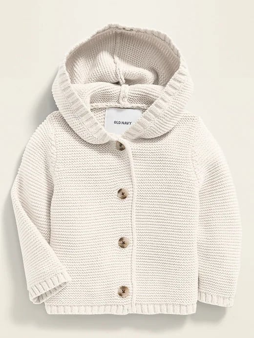 Old Navy Unisex Button-Front Hooded Sweater