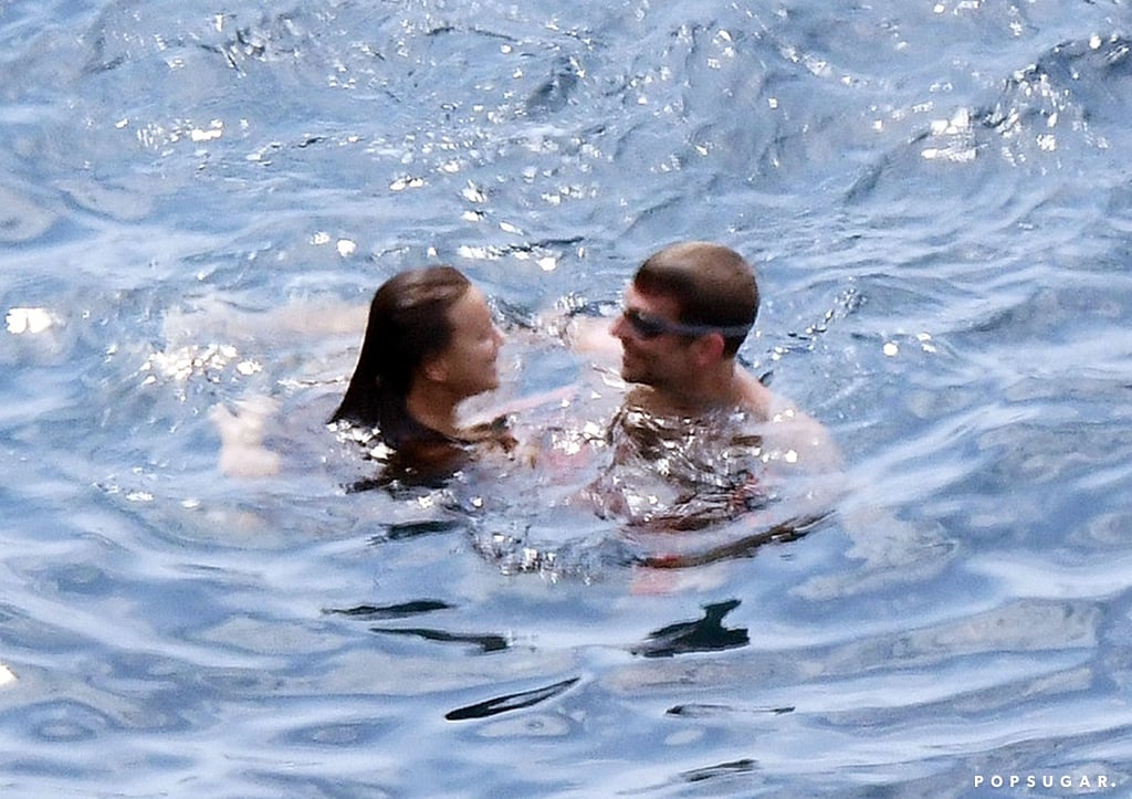 Bradley Cooper and Irina Shayk on the Beach in Italy 2018