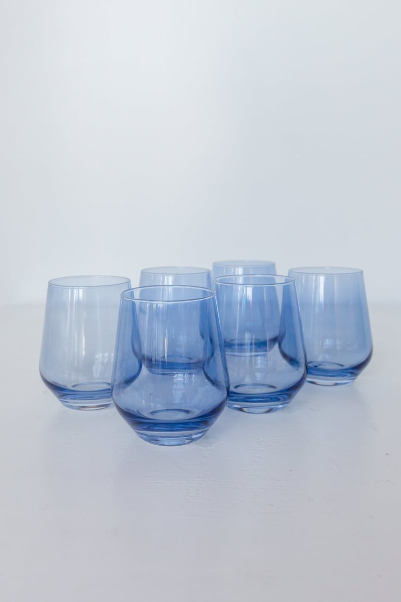 Estelle Colored Wine Stemless Set