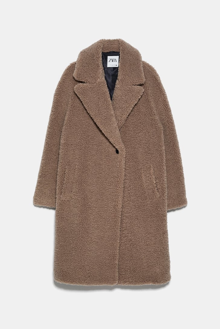 Zara Faux Shearling Coat | Winter Coat and Jacket Trends to Try 2019 ...
