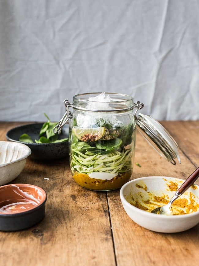 Curried Carrot and Courgetti Soup in a Jar
