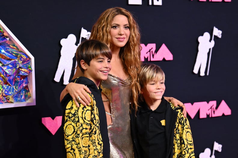 More Photos of Shakira and Her Sons, Sasha and Milan, at the 2023 VMAs
