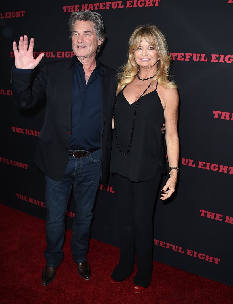 Kurt Russell And Goldie Hawn On Hateful Eight Red Carpet Popsugar Celebrity