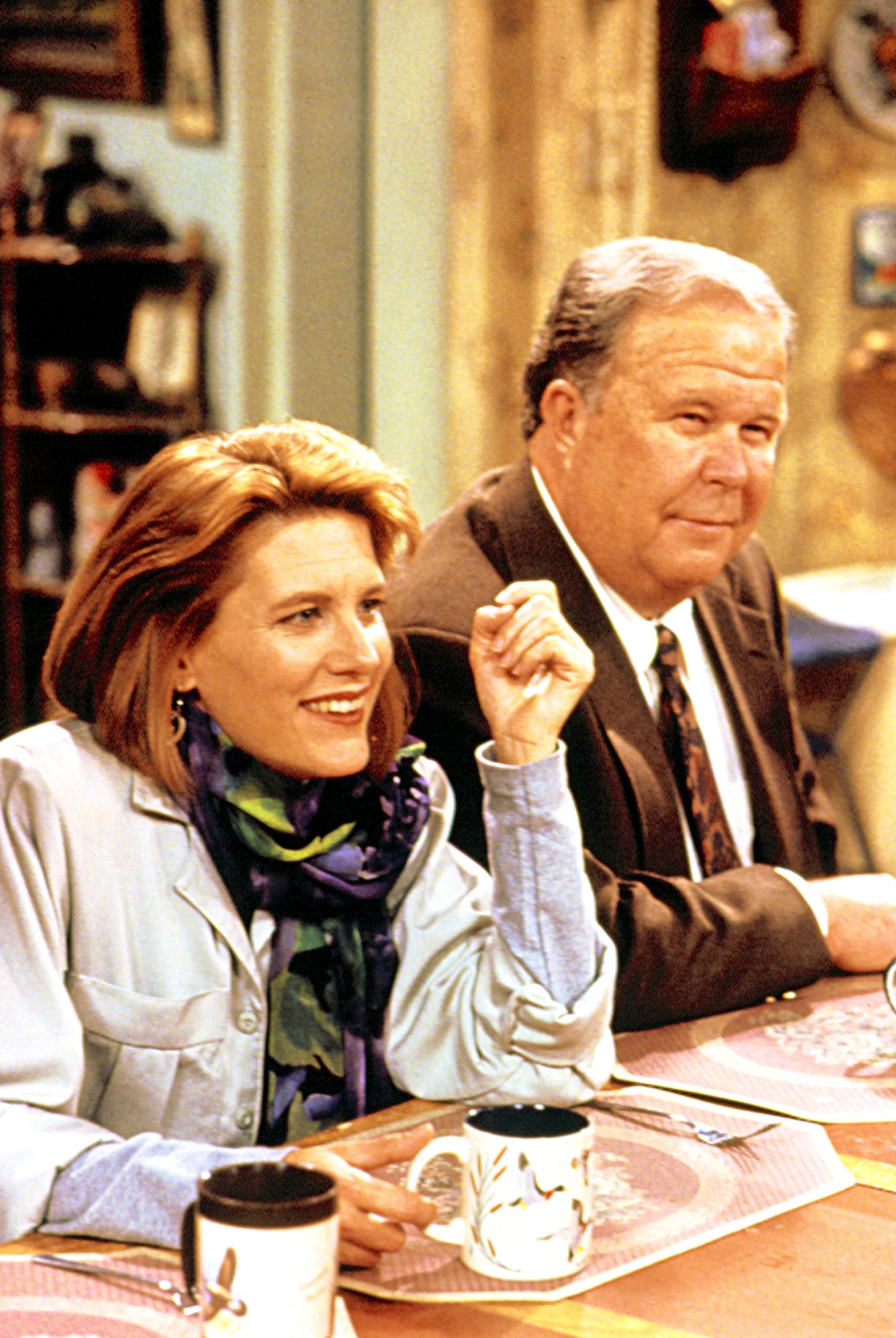ROSEANNE, Natalie West, Ned Beatty, season 3, episode 'The Courtship of Eddie, Dan's Father' aired 1/8/91, 1988-97, (c)Carsey-Werner Company