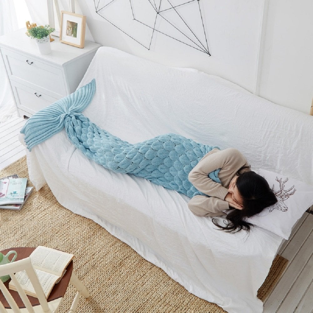 Handmade Mermaid Tail Blanket