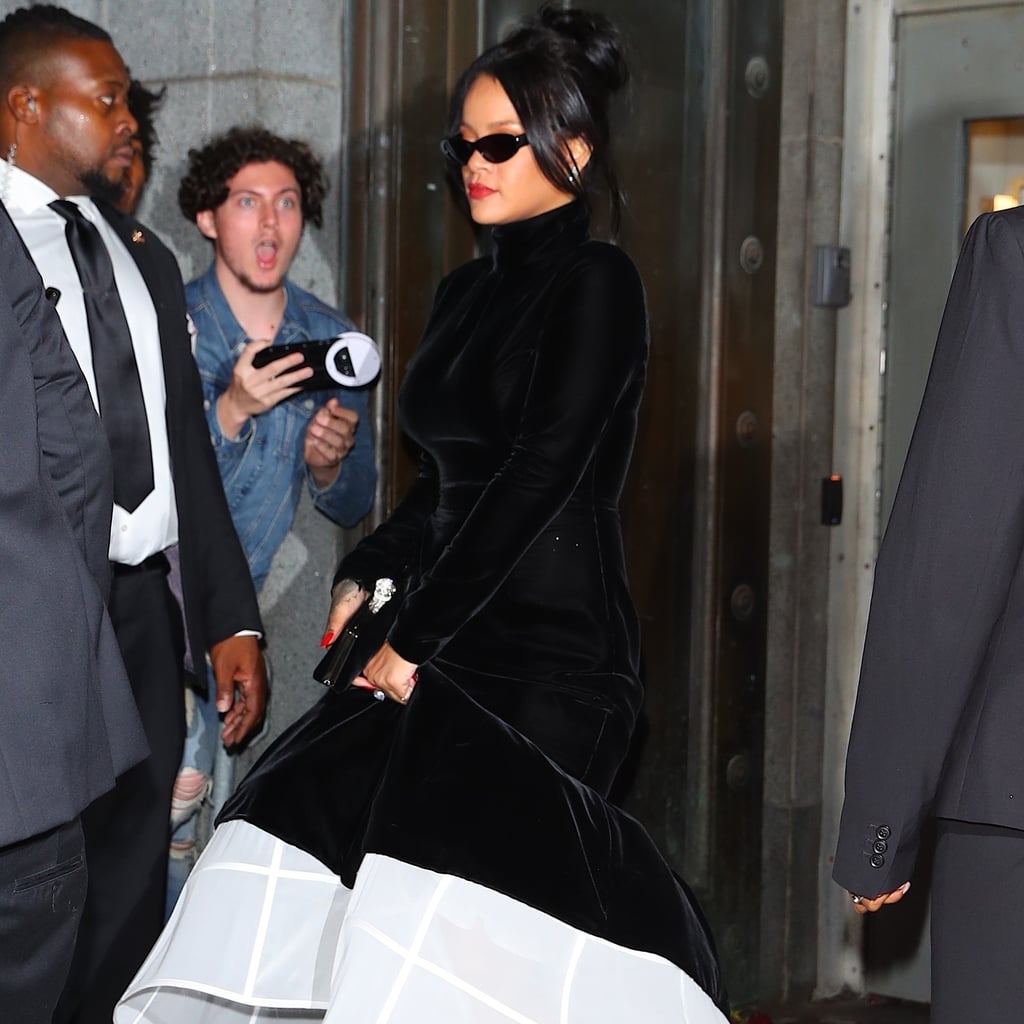 Rihanna Wore Her Givenchy Ballgown With Nike Sneakers | POPSUGAR Fashion