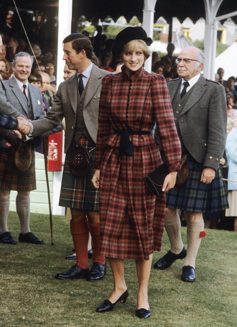 戴安娜王妃和凯特•米德尔顿时尚:格子看起来