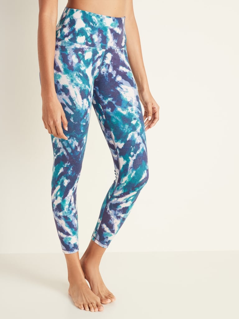 navy tie dye leggings