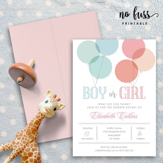 Balloons Invite