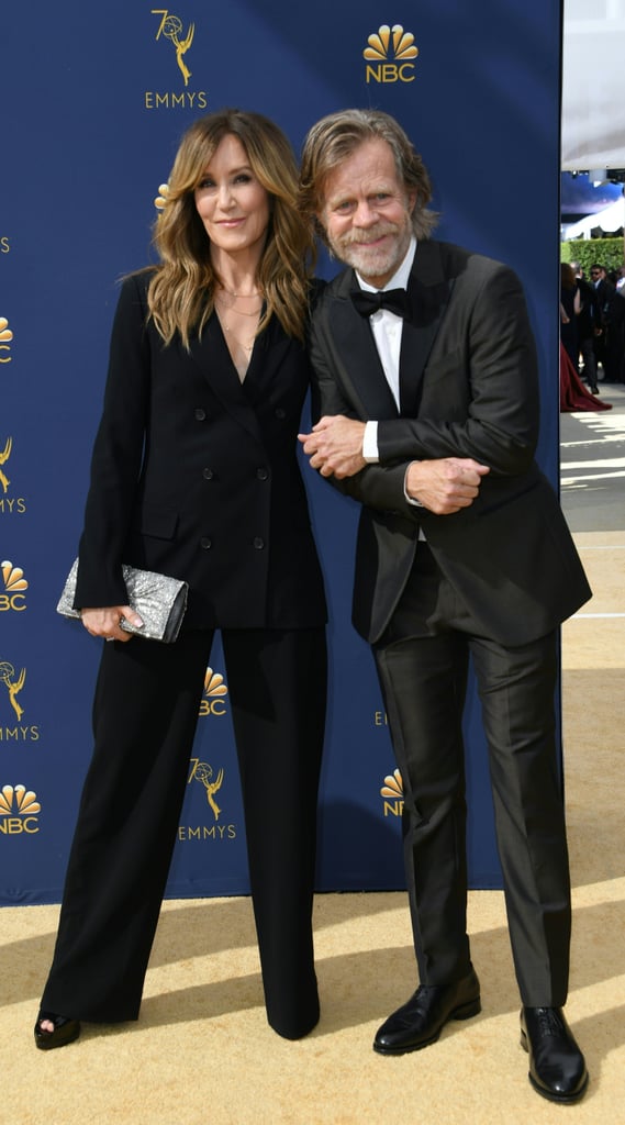 William H. Macy and Felicity Huffman at the 2018 Emmys