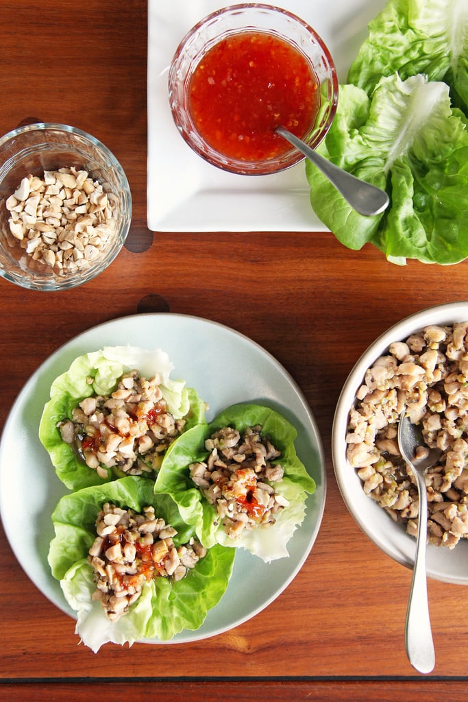 Chinese Chicken and Shiitake Mushroom Lettuce Wraps