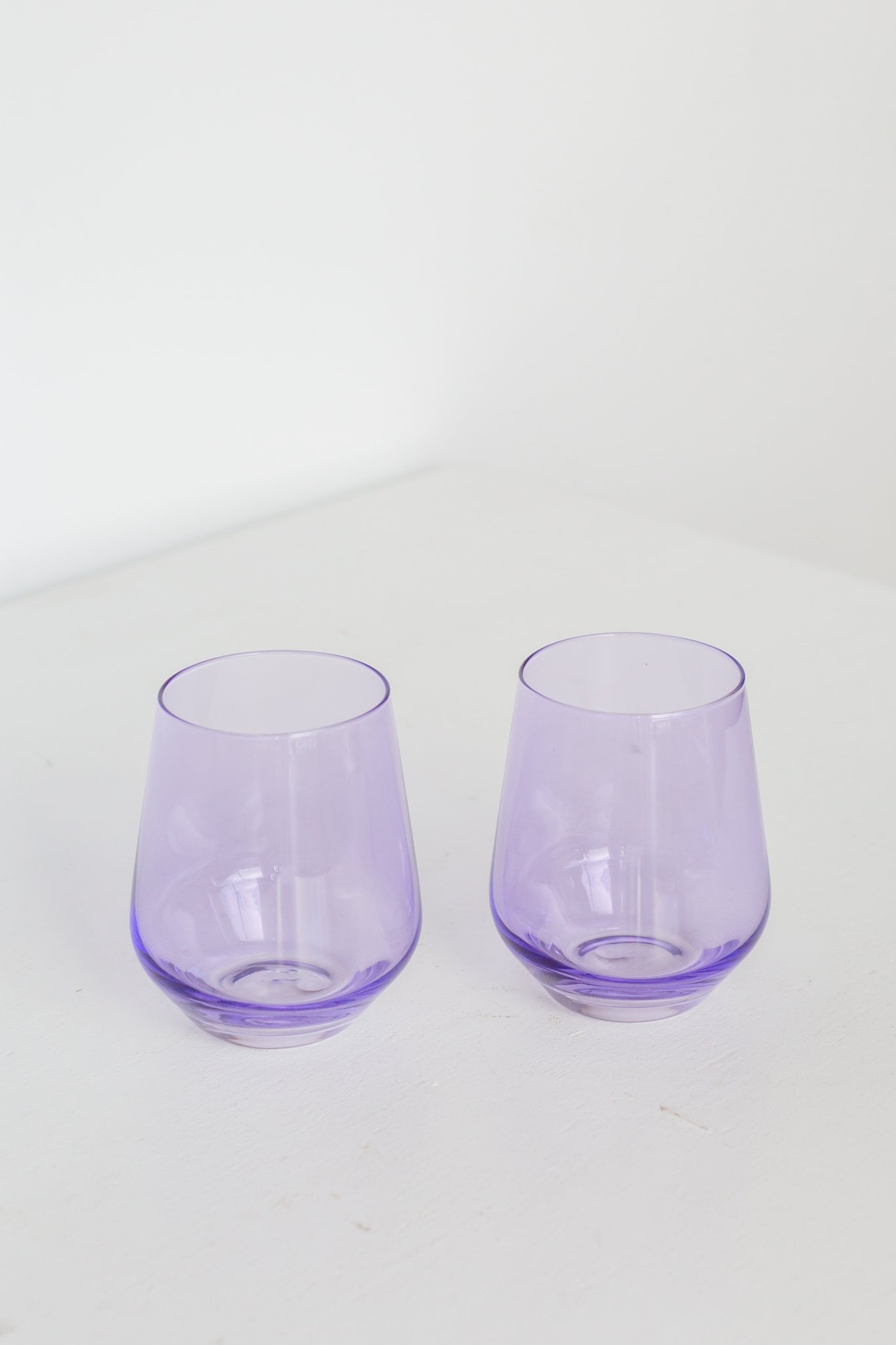 Estelle Colored Stemless Wine Glasses