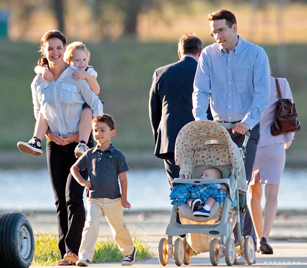 Katie Holmes and Ryan Reynolds Filming Woman in Gold