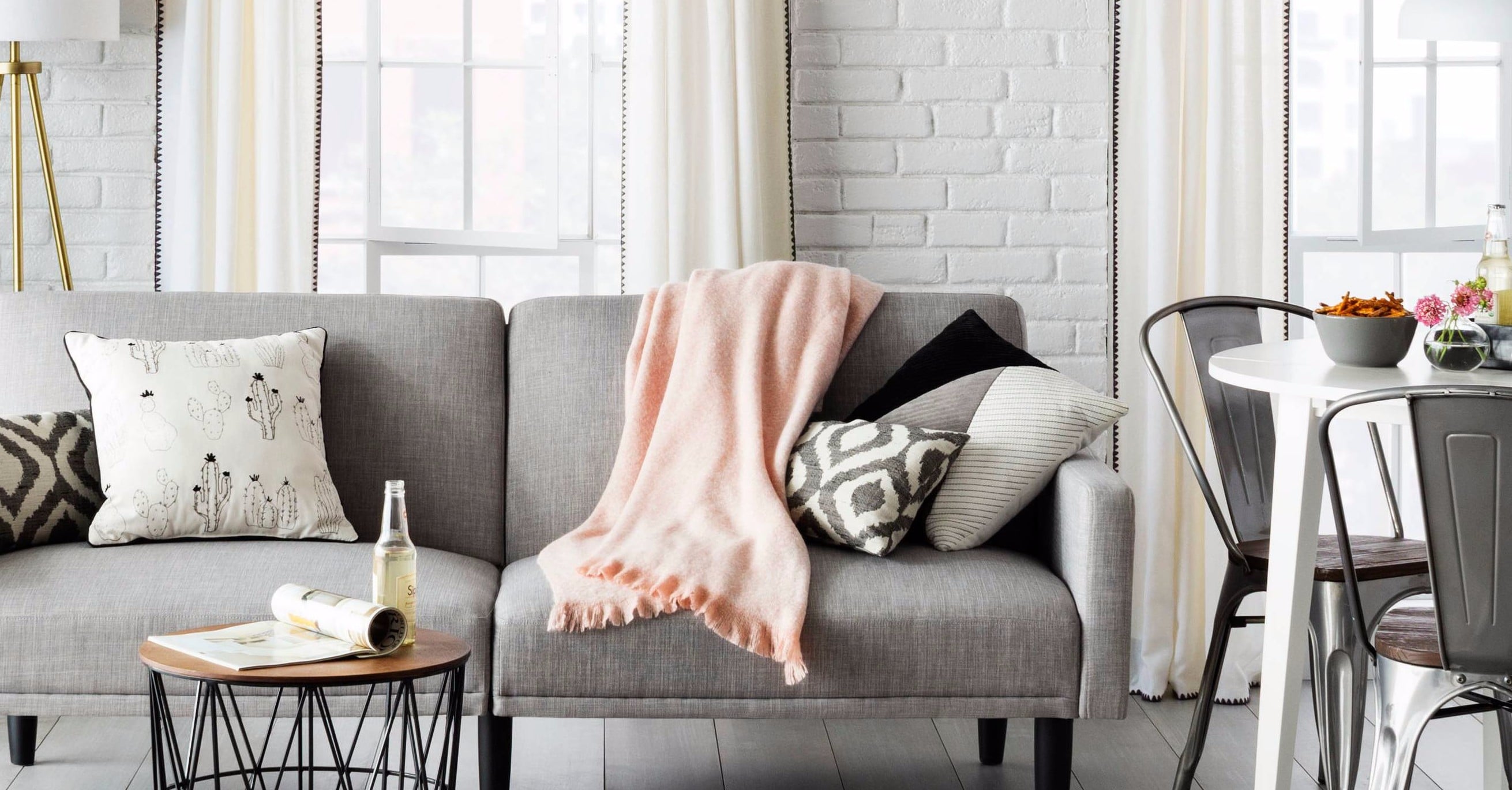 Cheap Living Room Decor POPSUGAR Home