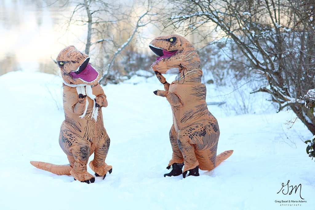 T-Rex Engagement Photo Shoot
