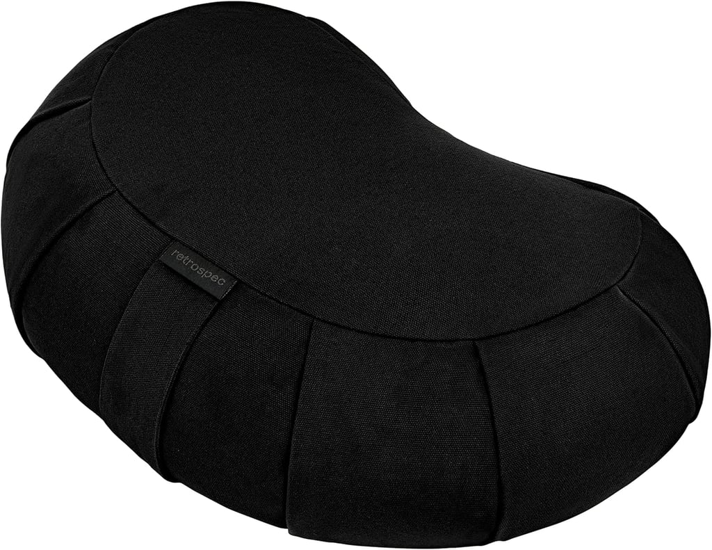Retrospec Meditation Cushion ($27)
This pillow is designed to alleviate strain on the back and lower body. The cover unzips for adjusting the buckwheat fill to desired firmness, and it comes in several colors. 
Expert Quote: "I feel like my energy level is sustained throughout the day, my muscles are happily cramp-free, and my joints don't ache." — Kelly Smith, host of the meditation podcast Mindful in Minutes