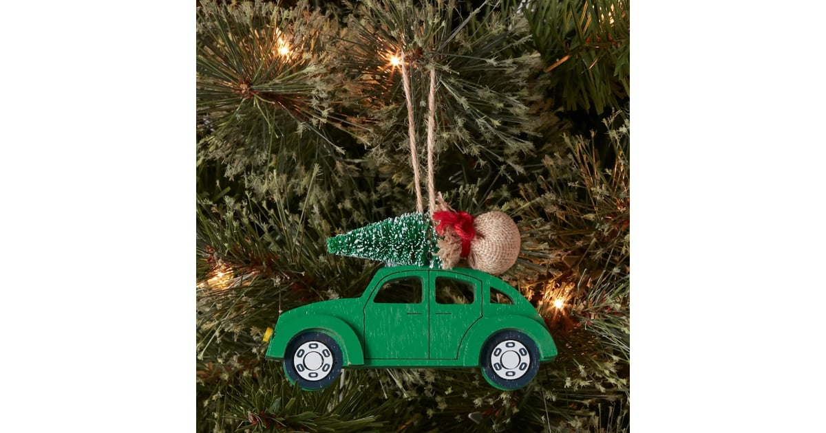 Wood Vehicle Round Car Christmas Tree Ornament | Best Target Christmas ...