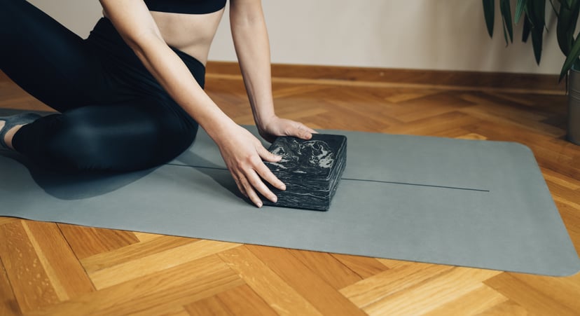  Gaiam Yoga Block Wedge - Lightweight EVA Foam