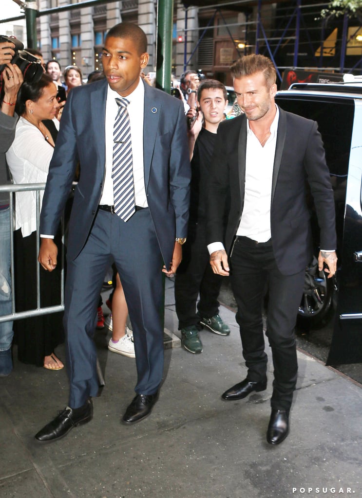 David and Victoria Beckham at New York Fashion Week 2014