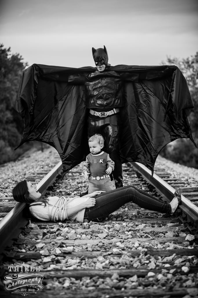 Batman-Themed Family Photos