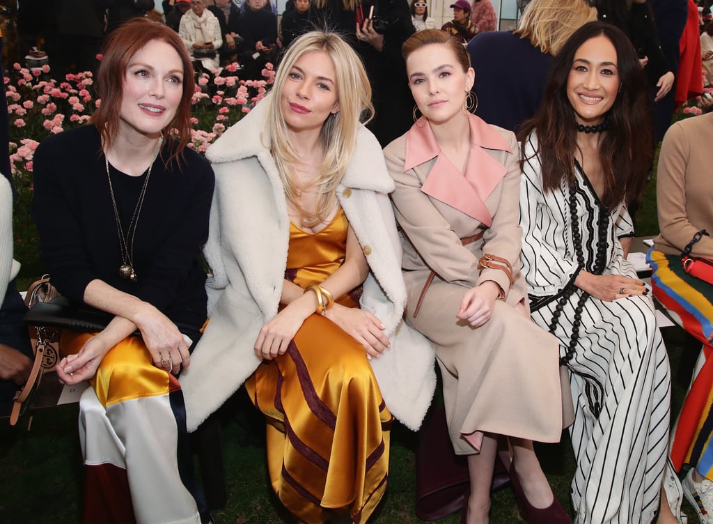 Julianne Moore, Sienna Miller, Zoey Deutch, and Maggie Q