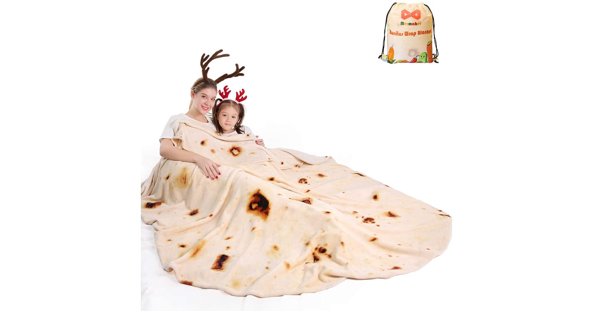 A Big Blanket Mermaker Burritos Tortilla Blanket The Best Gag Gifts