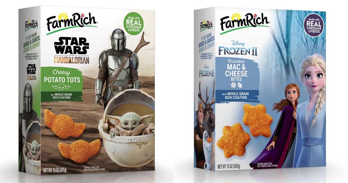 Baby Yoda Cheesy Tots and Frozen 2 Mac and Cheese Bites ...