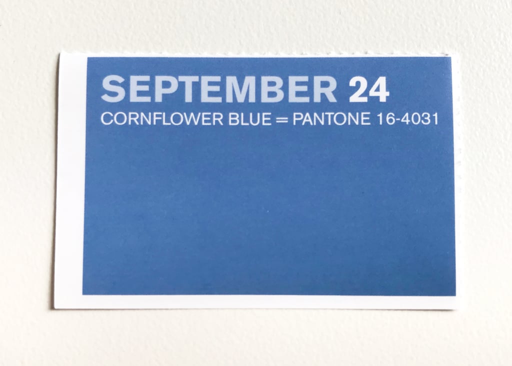 Sept. 24 - Cornflower Blue