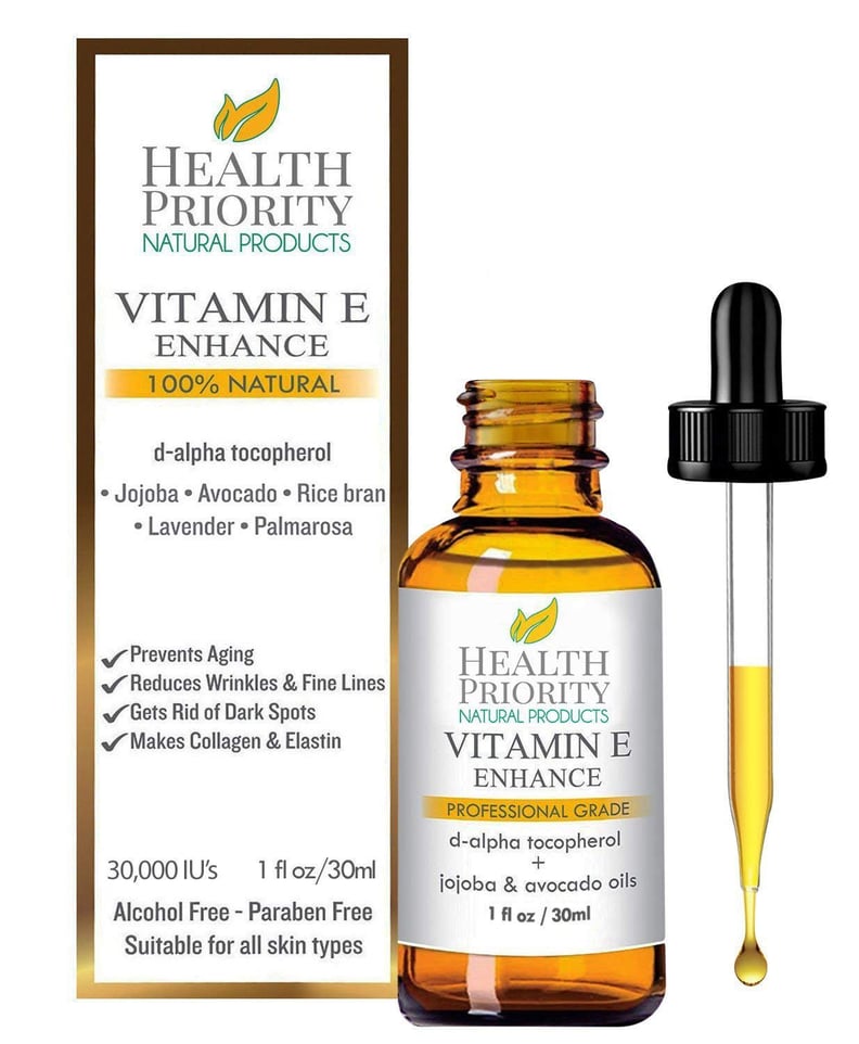 Health Priority Natural Products 100% Natural & Organic Vitamin E