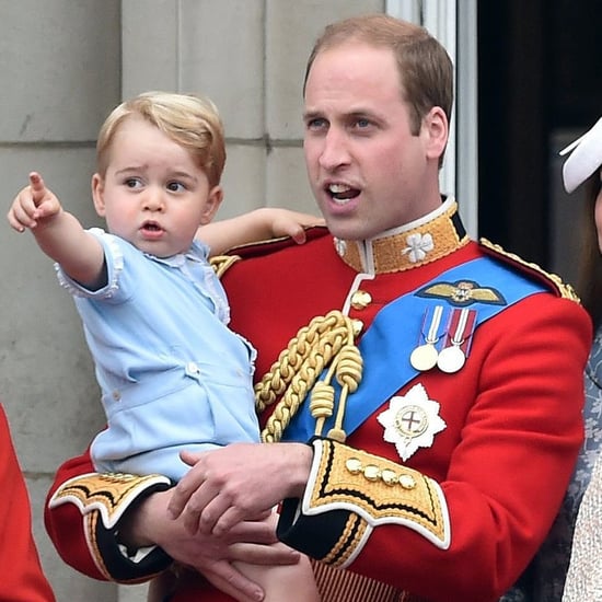 Prince George and Kate Middleton at Trooping the Colour 2015
