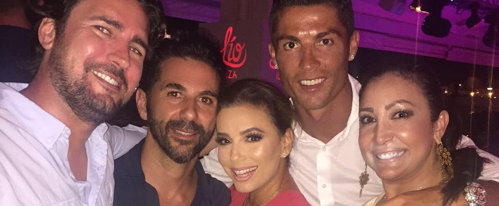 Eva Longoria and Jose Antonio Baston With Cristiano Ronaldo