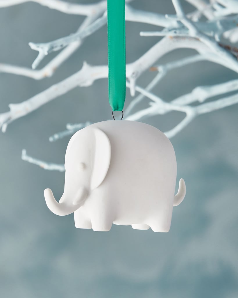 White Elephant Ornament | Christmas Tree Decorating Ideas | POPSUGAR