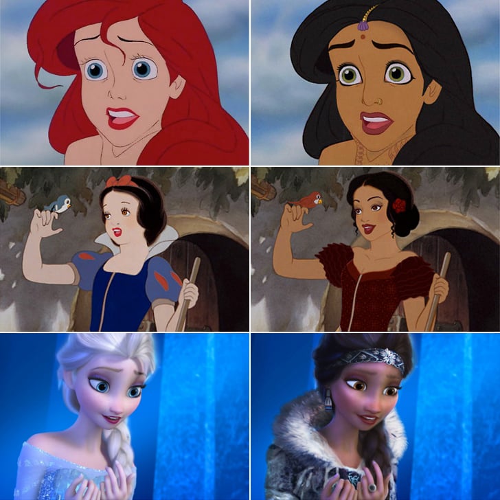 Disney Princesses With Different Races Popsugar Love And Sex 