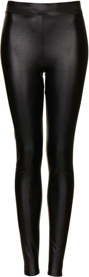 Topshop Faux Leather Pants