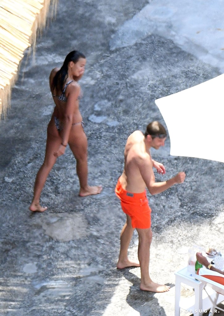 Bradley Cooper and Irina Shayk on the Beach in Italy 2018