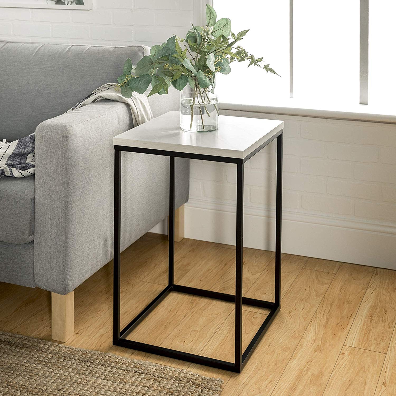 WE Furniture Modern Square End Accent Table 32 Modern Furniture