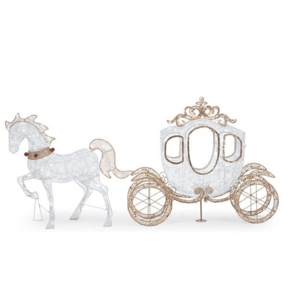 Home Accents Holiday 58-Inch 180-Light LED Carriage With 43-Inch LED Horse