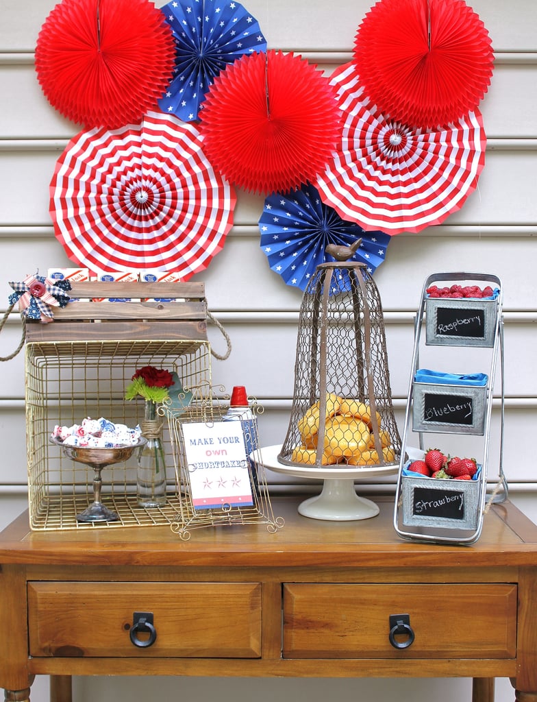 Red, White, and Blue Backdrop