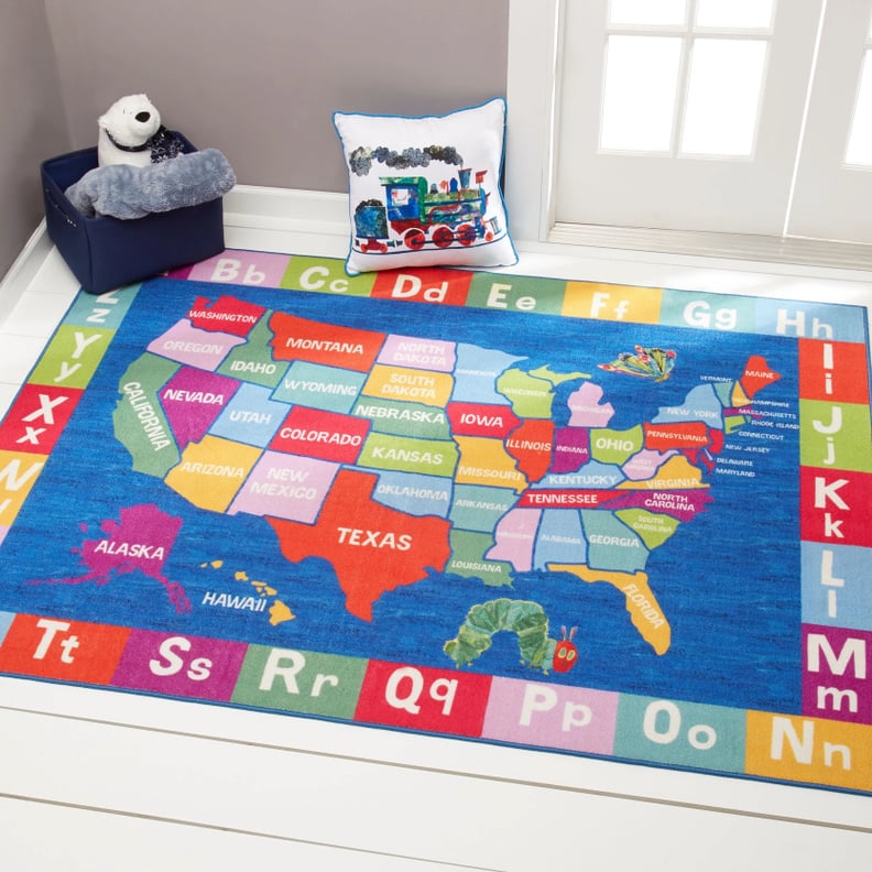 Eric Carle USA Map Area Rug