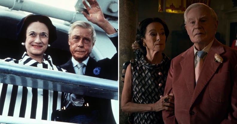 Wallis Simpson and Edward VIII, and Geraldine Chaplin and Derek Jacobi