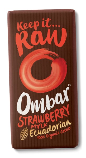 Ombar Strawberry Mylk Vegan Chocolate Bar