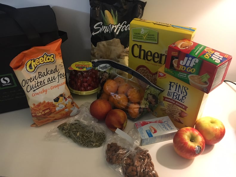 The Foods I Brought Along